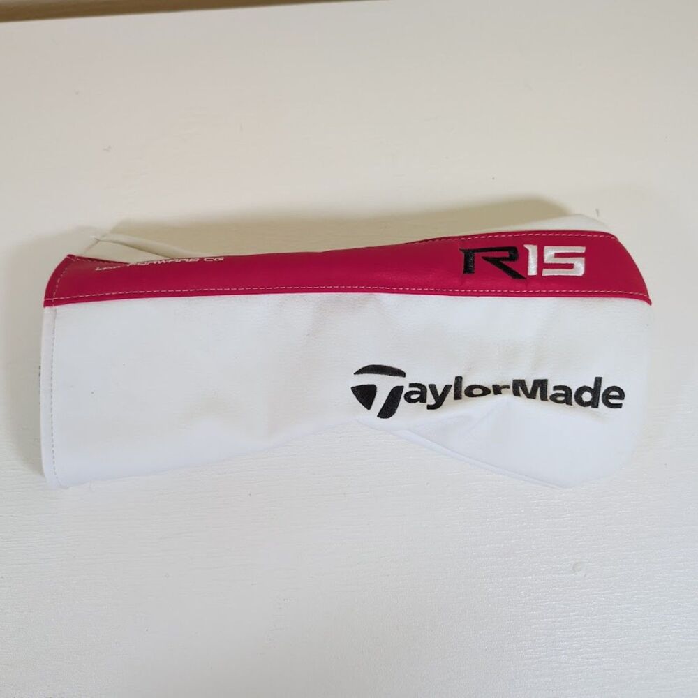 TaylorMade R15 Driver Headcover - White/Red - Great Condition
